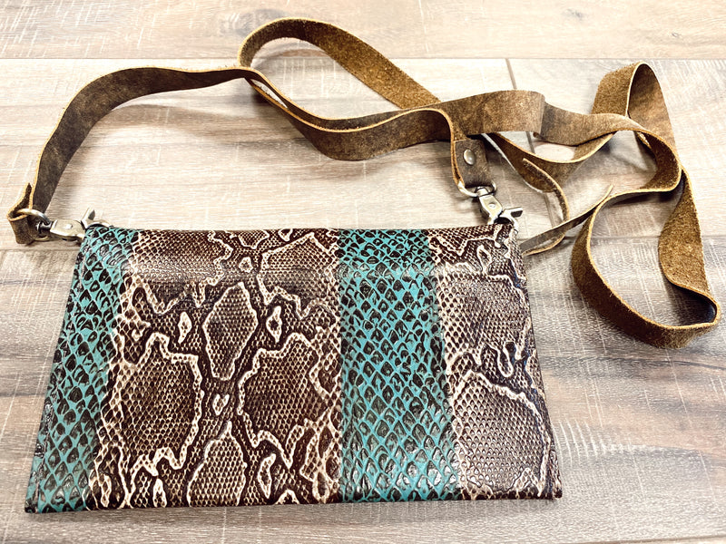 Upcycled Jordan Bag Animal Print