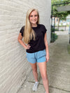 Juniper Active Shorts- Powder Blue