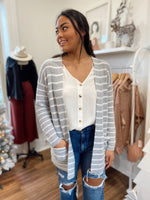 Greer Striped Cardigan