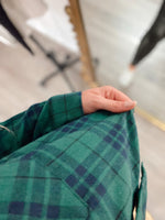 Cute In Plaid Cropped Flannel Top
