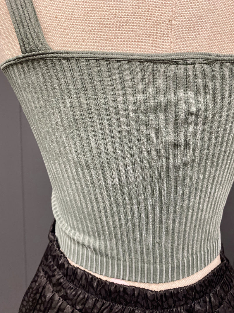 Mona Seamless Ribbed Brami-Sage