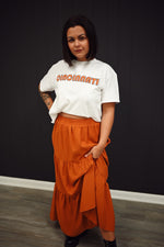 Frankie Tiered Maxi Skirt-Amber