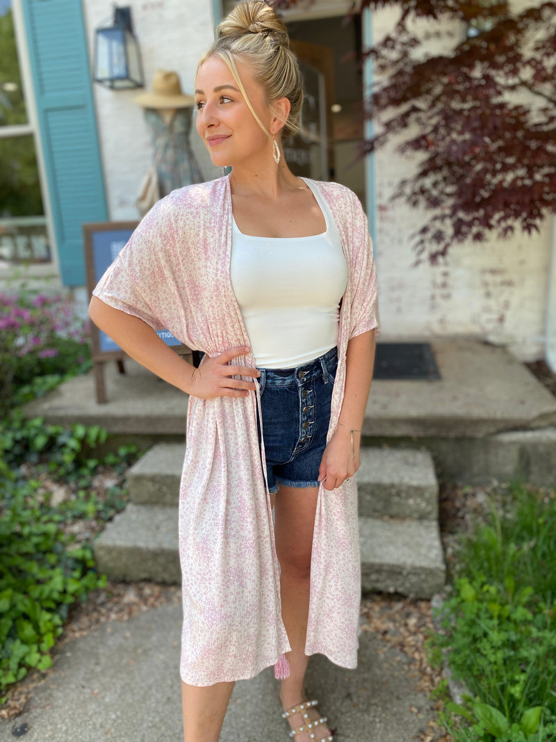 Living the Dream Floral Kimono