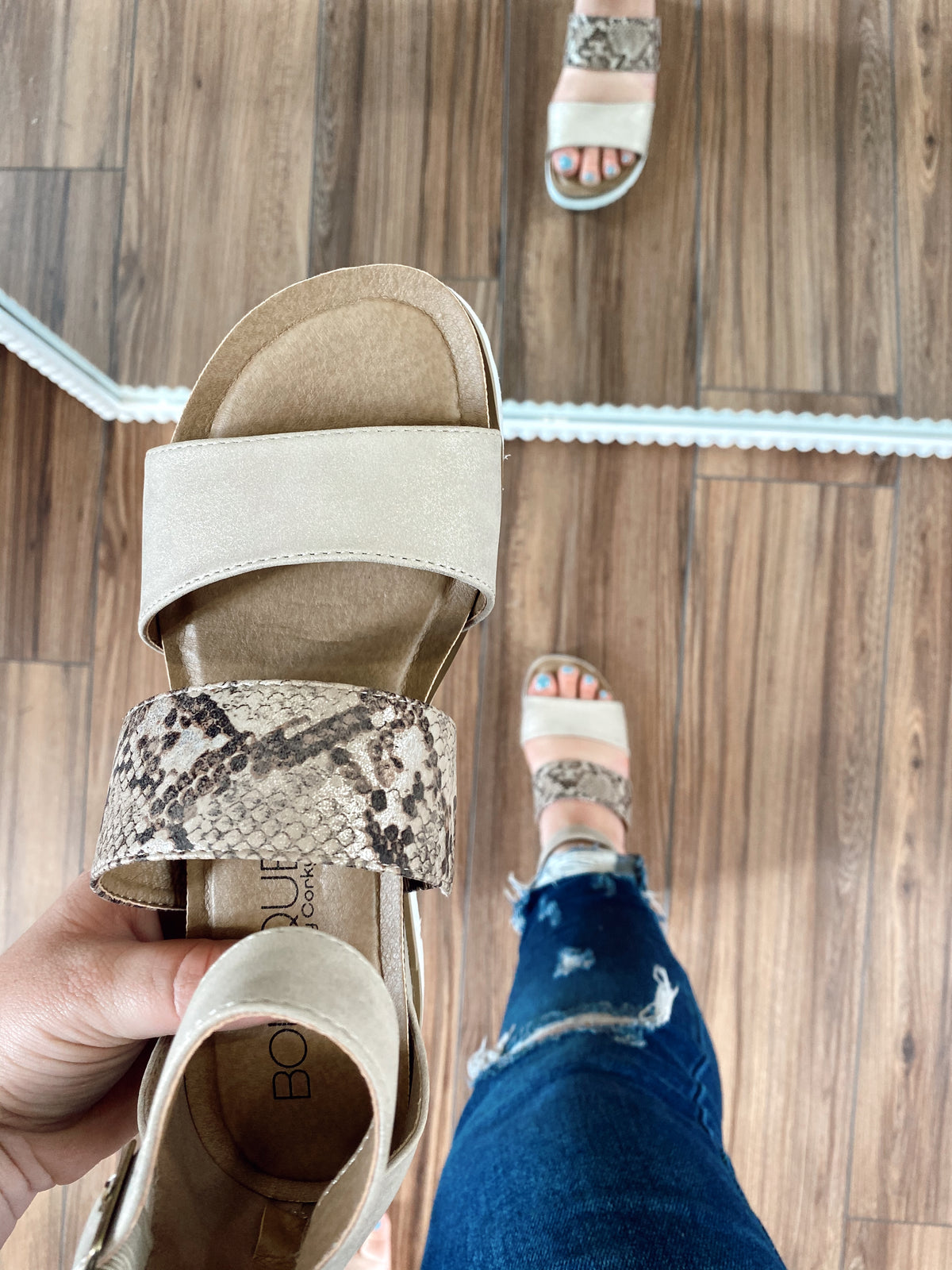*Livingston Sandal By Corkys-Silver