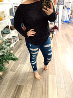 Mia Distressed Dark Wash Jeans