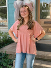 ZZZ Jaslynn Smocked Top