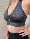 Shimmer Baby Foil Print Sports Bra