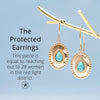 Protected Earrings in Turquoise