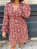 Whitley Floral Wrap Dress