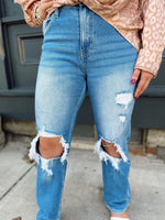 Haylie High Rise Straight Leg Jeans