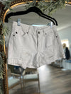 Avery Mid Rise Distressed Shorts