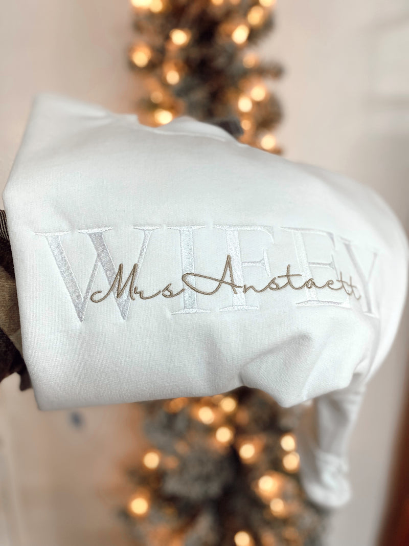 WIFEY Crewneck Custom PREORDER