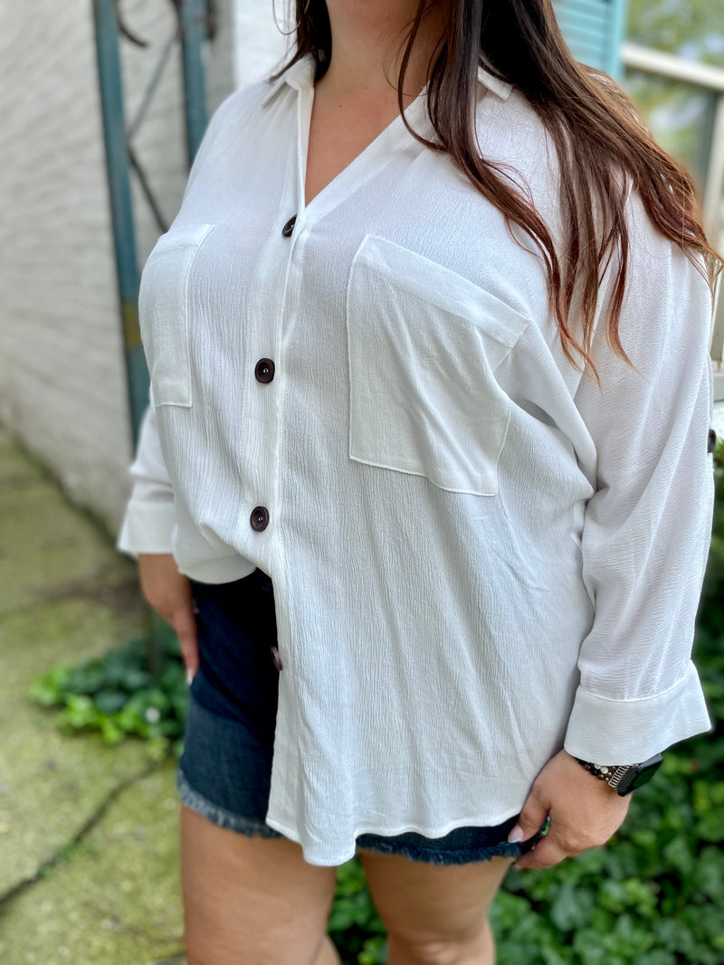 Need, Must, Want Button Up Top