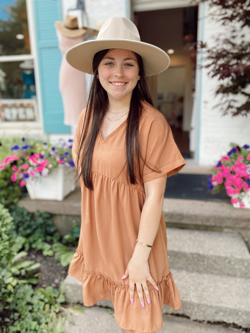 ZZZ Mackenzie Casual Ruffle Dress