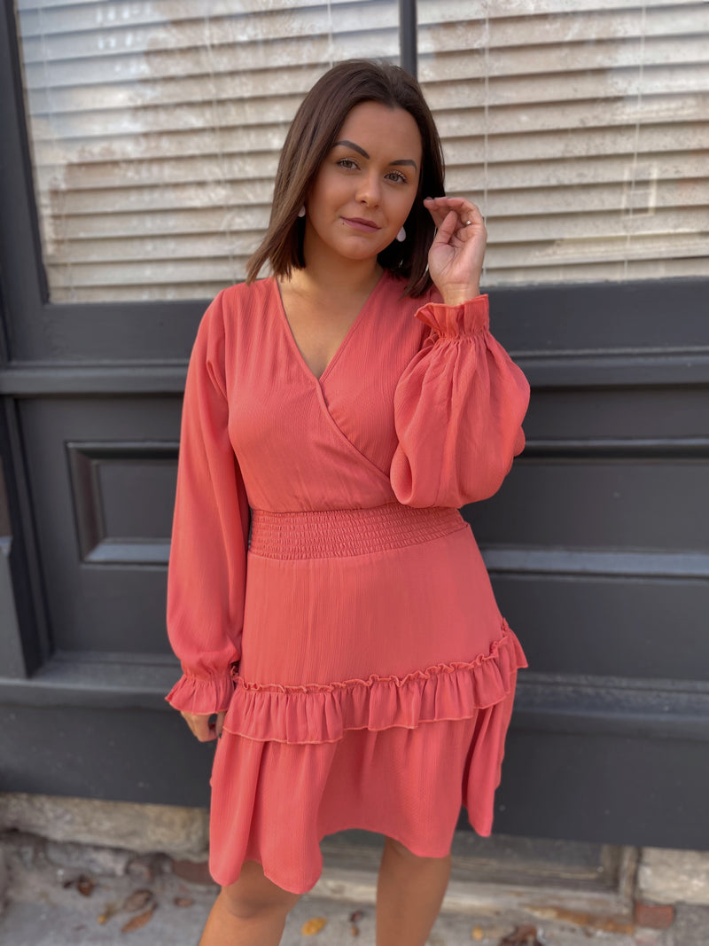 Liz Bubble Sleeve Dress