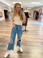 Addie High Rise Wide Leg Jean