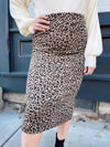 Lina Cheetah Midi Skirt