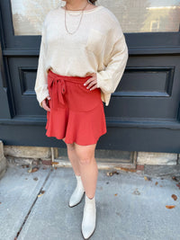 Adeene Tie Skort