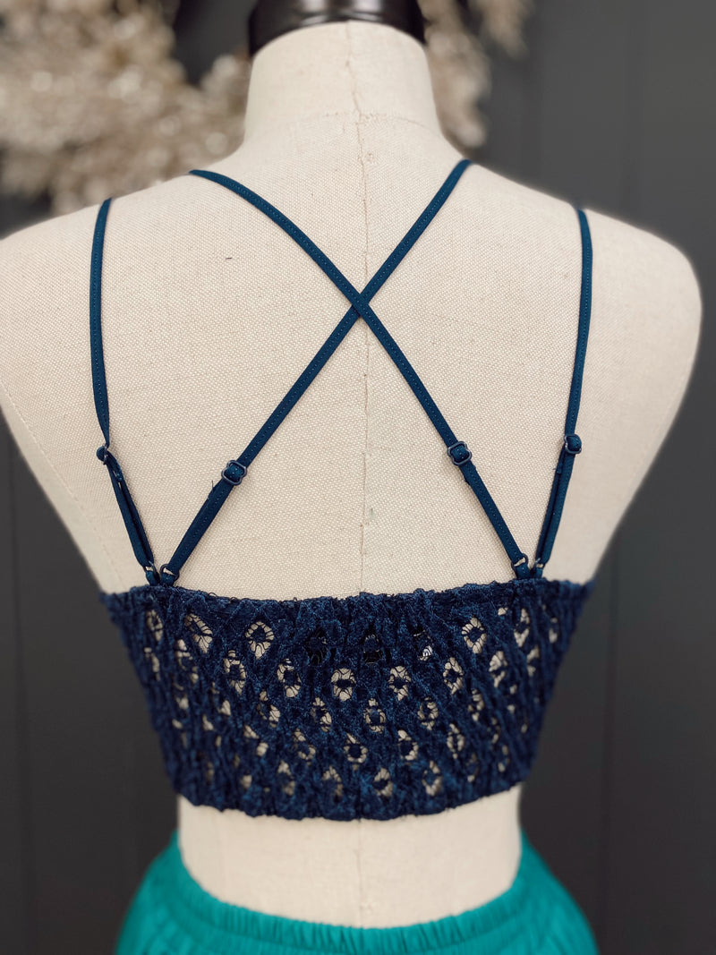 Navy Bralette