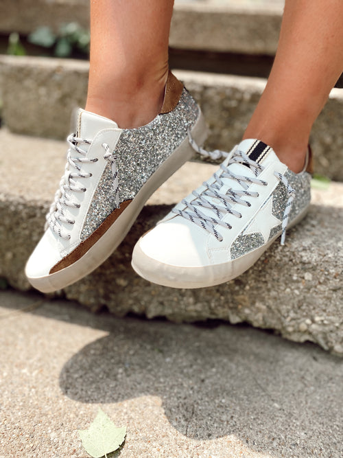ZZZ Paula Star Sneaker- Silver