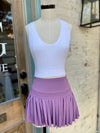 Sporty Gal Active Tennis Skirt-Purple