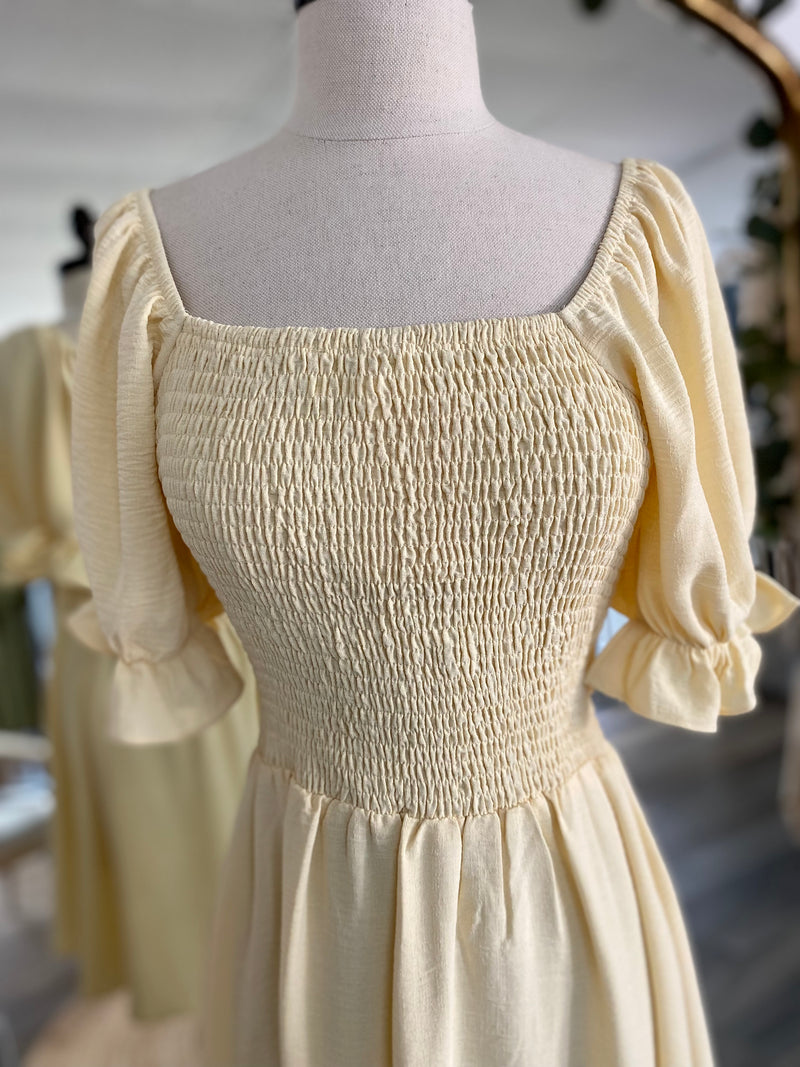 Oh Honey Puff Sleeve Dress