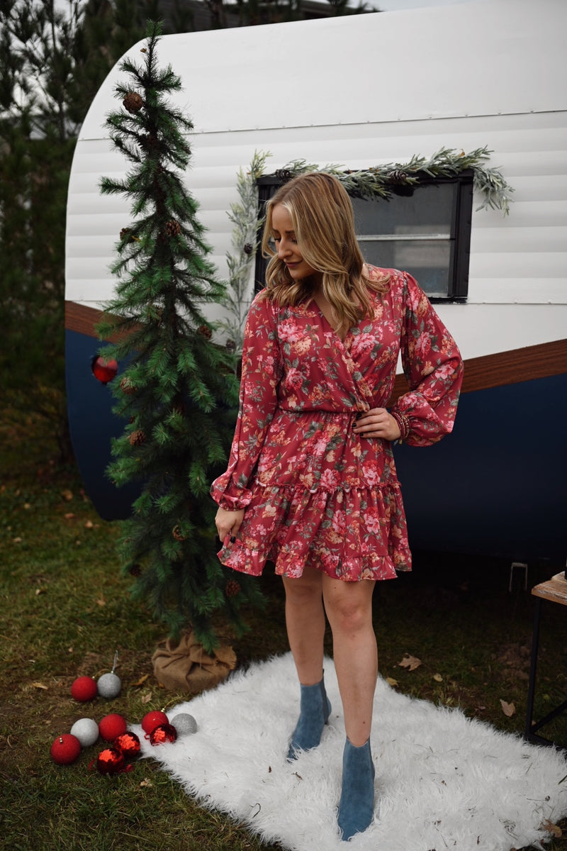 Callie Floral Mini Dress