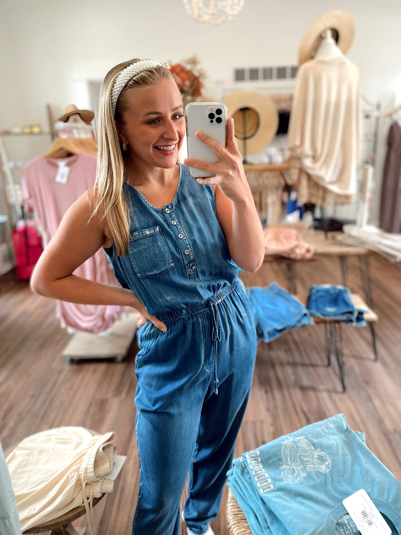 Everyday Denim Jumpsuit