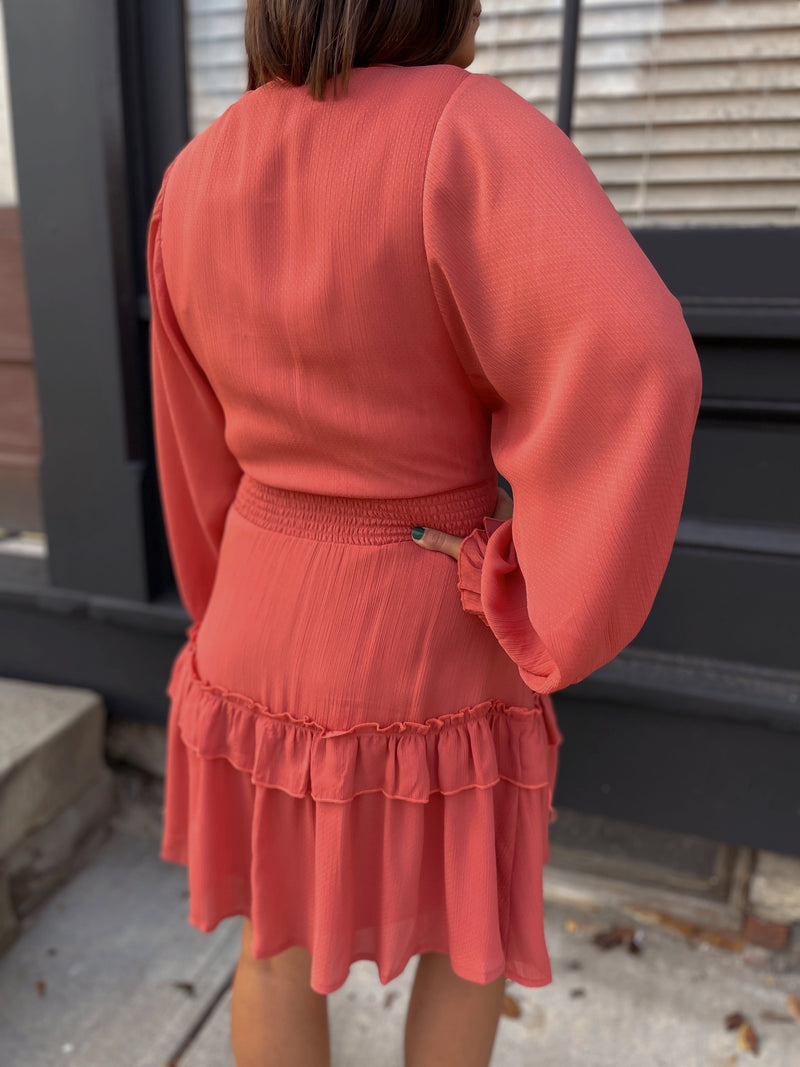 Liz Bubble Sleeve Dress