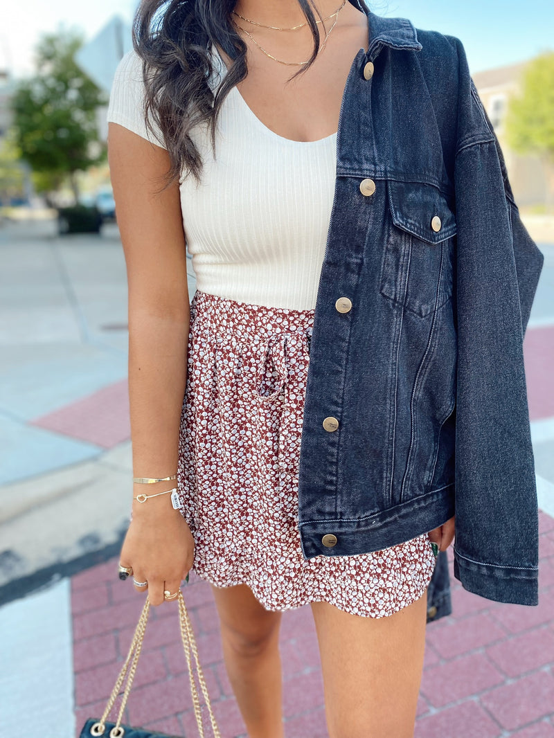 Skylar Boxy-Cut Denim Jacket