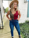 Cara Color Block Contrast Bodysuit