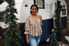 Halle Floral Print Top