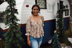 Halle Floral Print Top