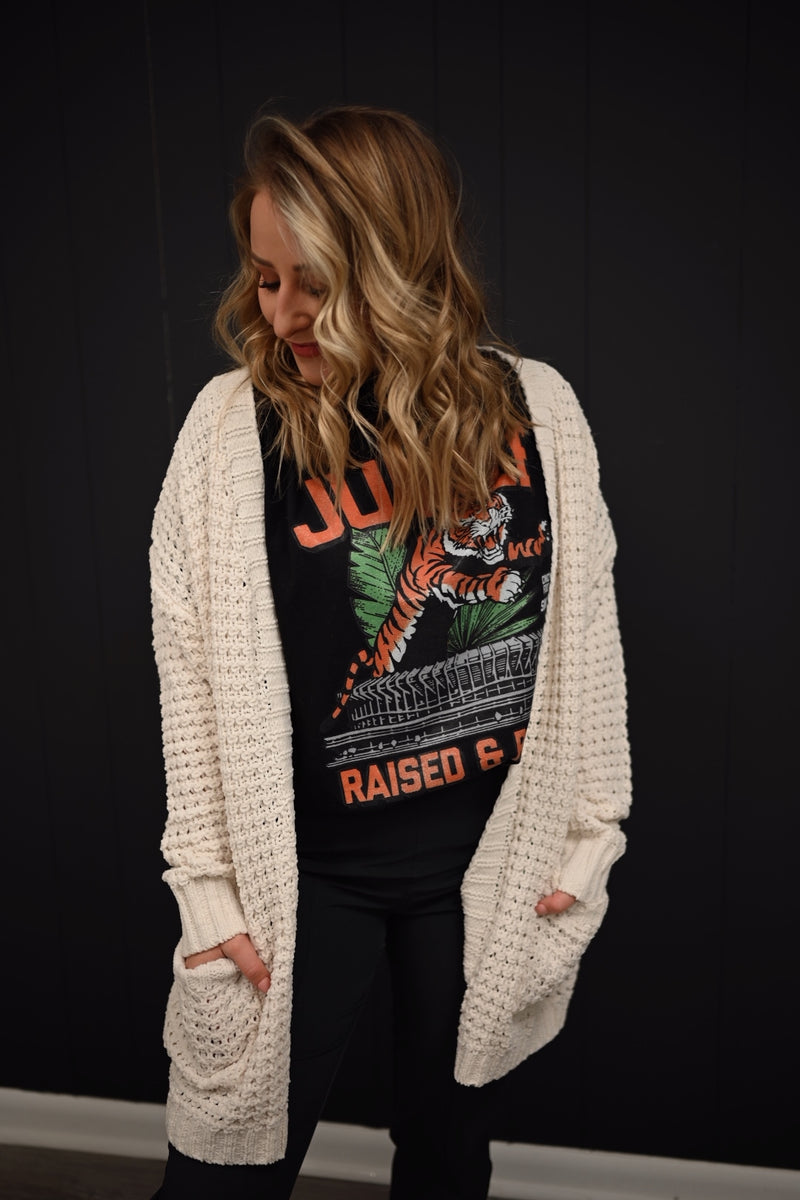 Curl Up by the Fire Cardigan-Cream