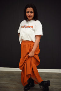 Frankie Tiered Maxi Skirt-Amber
