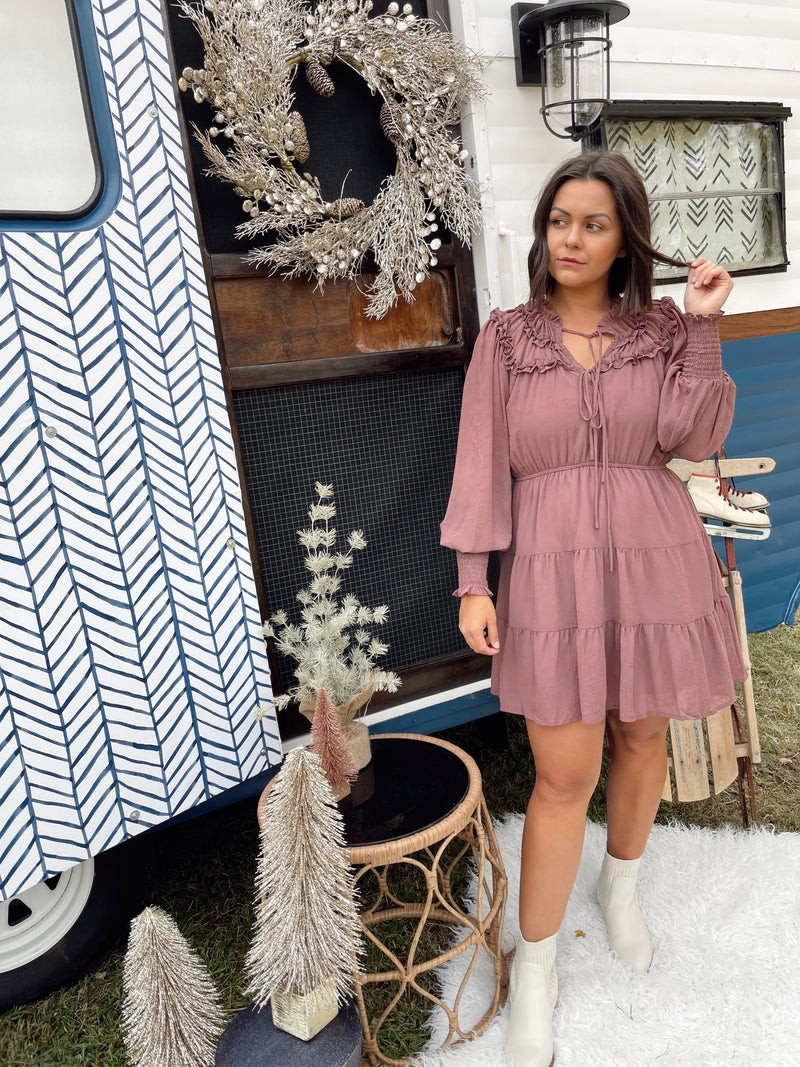 Jolene Tiered Ruffle Dress