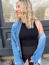 Rylah Distressed Denim Shirt