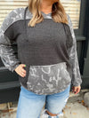 Mosalyn Camo Print Hoodie
