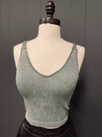 Mona Seamless Ribbed Brami-Sage