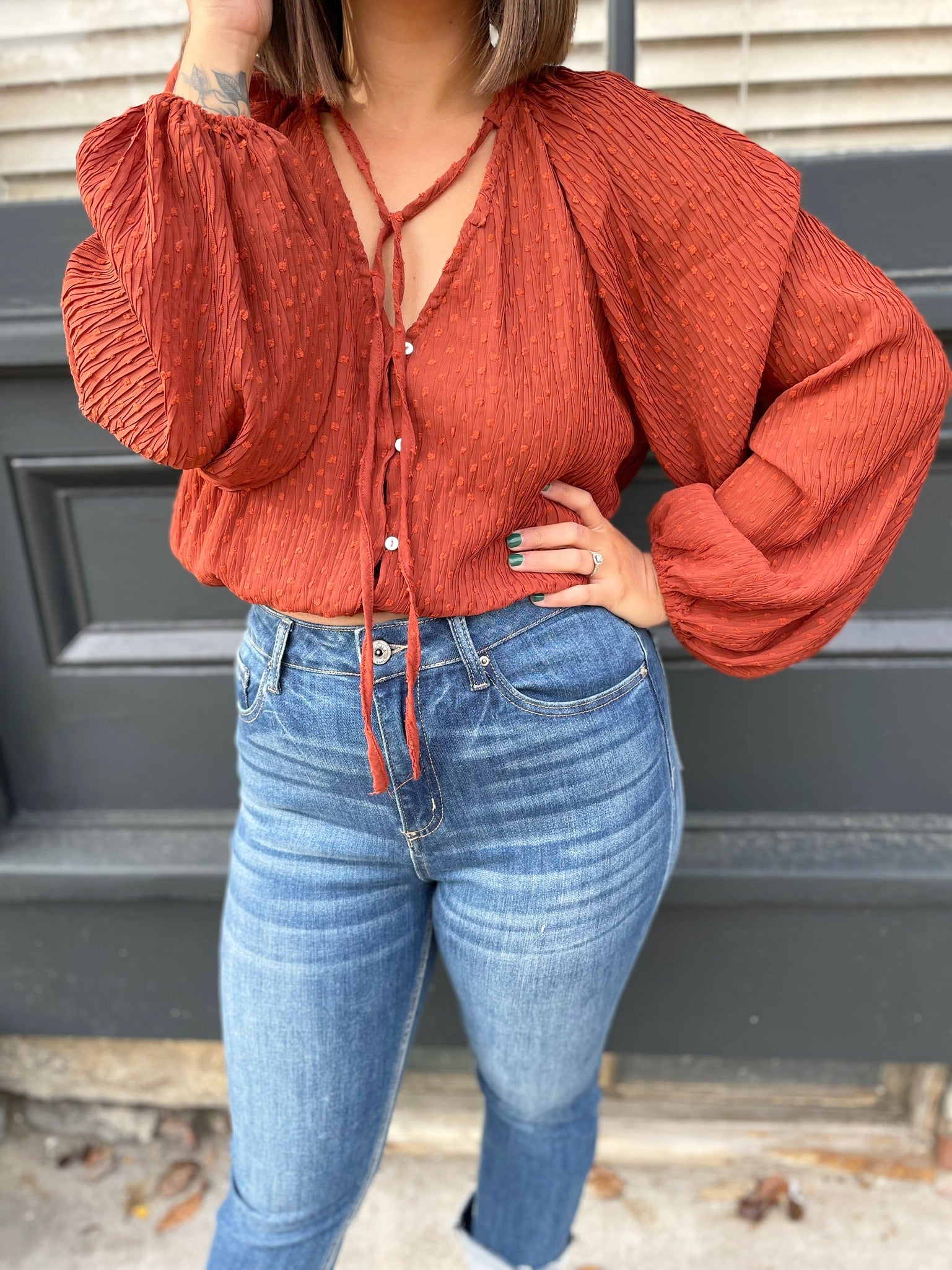 Adelaide Button Down Blouse