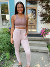 Kataleya Laser Cute Sports Bra-Mauve