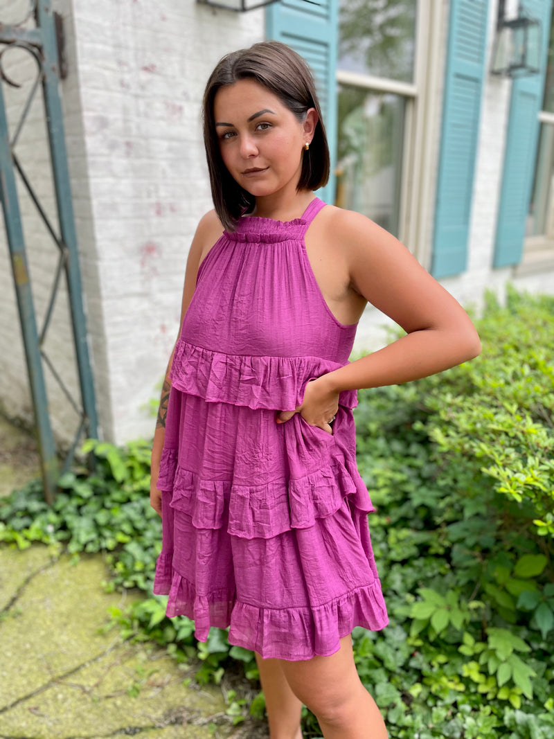 Let's Go Girls Tiered Dress