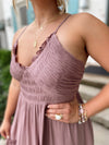 Ambry Smocked Dress-Mauve