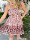 Making Memories Paisley Print Dress