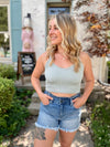 All About the Details Denim Shorts