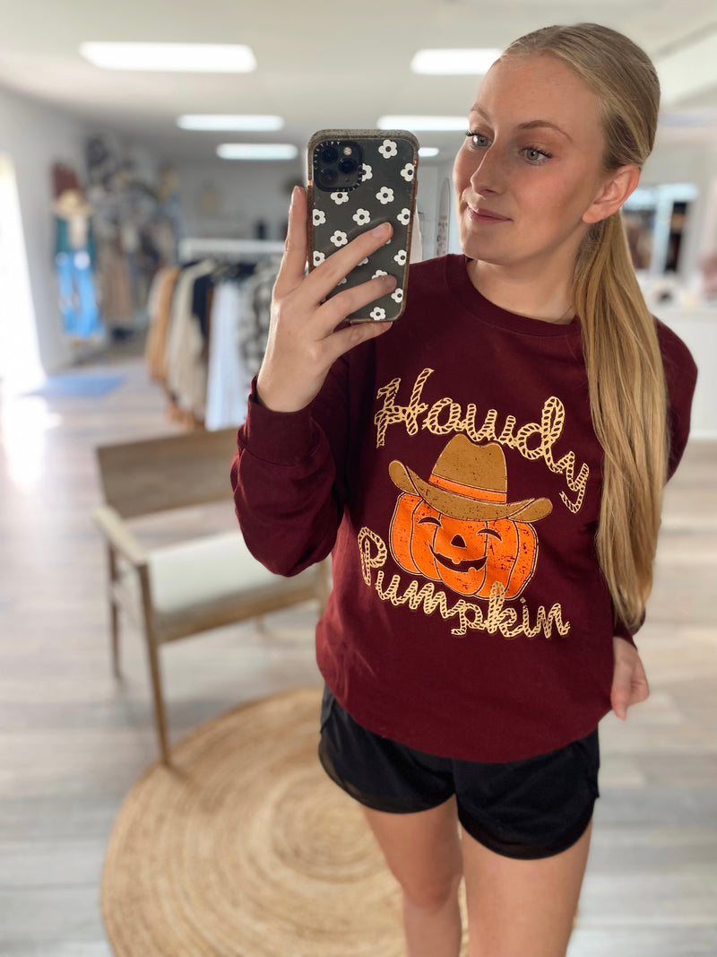 Howdy Pumpkin Crewneck
