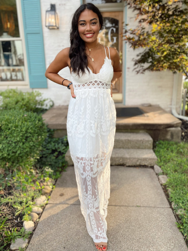 ZZZ Marleigh Lace Maxi Dress