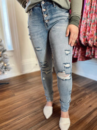 Marie Distressed Skinny