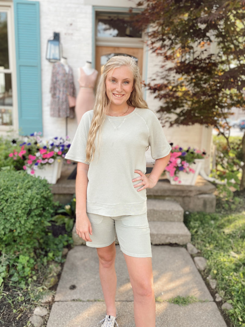 Leia Waffle Knit Bottoms