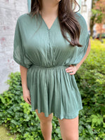 Macie Satin Romper